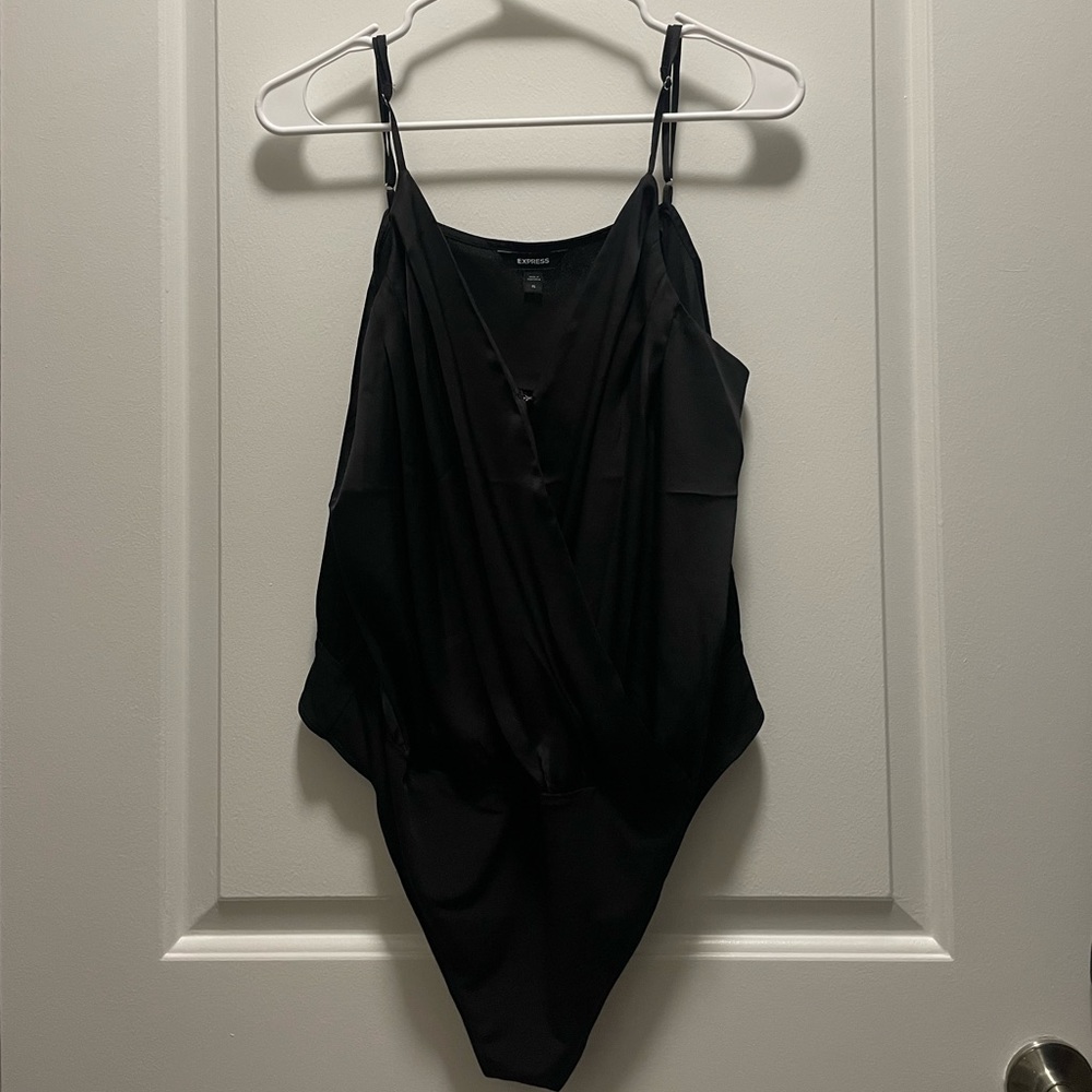 Express Black Bodysuit Blouse